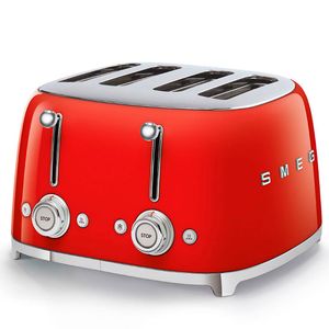 4 slice toaster 50'S Style red