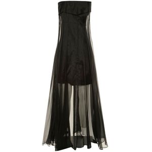 Long black ceremony dress