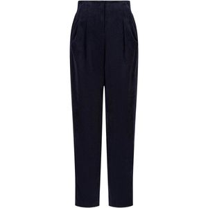 High-waisted trousers with pleats