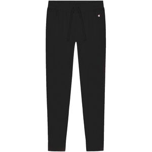 Fleece jogger with drawstring and logo